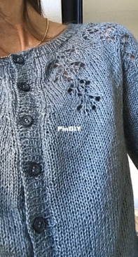 Aegean Sea Cardigan by Anne B Hanssen