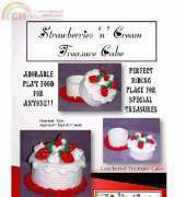 Four Bees Designs - Deborah Ross - Strawberries and Cream Treasure Cake