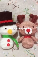 Christmas dolls