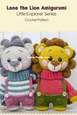 One and Two Company - Carolina Guzman - Lane the Lion Amigurumi