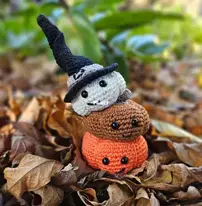 Kroeliez Design - Ebrine Hoevers - Pat, Pip and Puck Pumpkin - Free