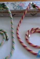 Pearl crocheted necklaces