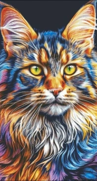 Golden Rose - Rainbow Maine Coon by Nadezhda Ilyina XSD