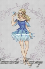 Girl with Cornflowers - Summer Girl by Nadezhda Mashtakova