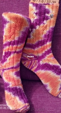Alles ohne zopfen Socken by Heike kreativ-German-Free