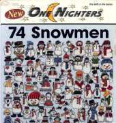 Jeanette Crews Designs One Nighters #464 - 74 Snowmen