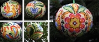 Stitch Home - RinkaZee - Uftyuzh Painting Ball by Marina Khachanova