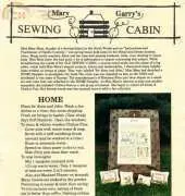 Mary Garrys Sewing Cabin - Home
