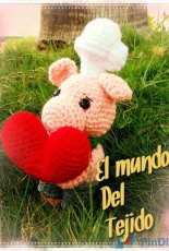cerdito con corazon