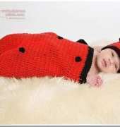 ladybug hat and cocoon