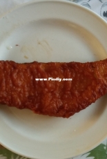 Homemade fried fish.