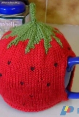 Strawberry Tea Cosy by Katya Frankel -Free