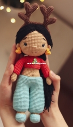 Juliia Pyha / Julia Piga - Jasmine in Christmas dress