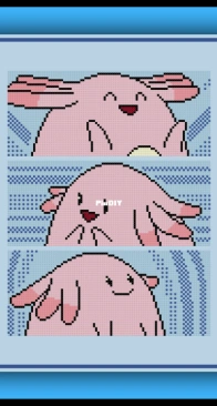 Cross Stitch Quest - Pokémon - Chanseys - Free
