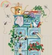 Dimensions Sunset 13651 Gardening Chest PCS