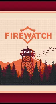 Cross Stitch Quest - Firewatch Logo - Free