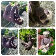 Laura Loves Crochet - Laura Sutcliffe - Sloth with Baby