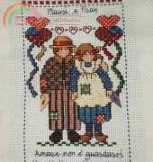 Jeremiah Junction hearts stitcher