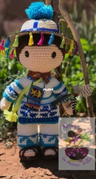 Amigurumis de la Casa de los Tejidos de Mamá Gallina - Romina Garza - Juanito Huichol - Spanish