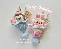 Knotsewbinka - Bini Binka - Tulip Sundae Dessert Cup