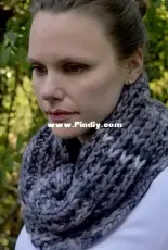 Autumn Sunset cowl by Makenzie Alvarez-Free