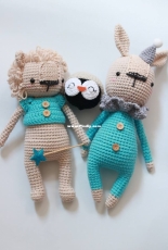 samiSnosami - Sasha Koffer - Lion and bunny