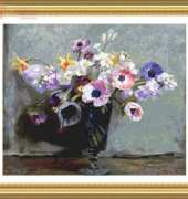 Classic Cross Stitch - FR 155 Anenomes