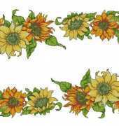 48 = 14434-A22 Nappe Les Tournesols of DMC