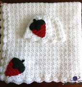 Sara Leighton- Strawberries and Cream Baby Set- Free
