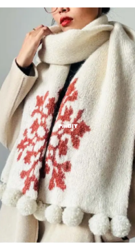 Snowflake Scarf by Ngo Quynh