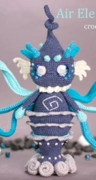 Lyra Lune Softies - Lyra Lune Designs - Ruxandra Dumitrascu / Cazacu-Zota - Air Elemental