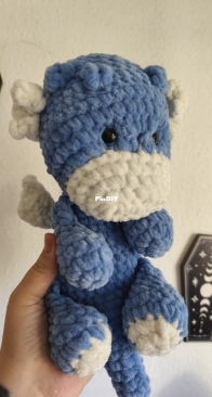 Blue baby dragon