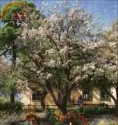 Golden Kite S2940 (Solid) A Cottage Garden with Chickens