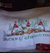 Christmas snowy landscape