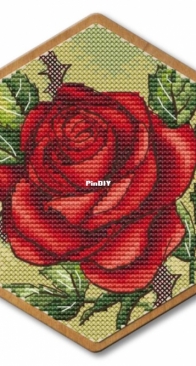 Honeycombs. Rose by Elena Vyazgina