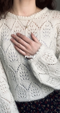 Thalia Sweater by Meghan Haughton - Pearl by Rae
