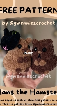 Gwenniez crochet - Gwen - Hans the Hamster - Free