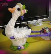 my work----Pull carts goose