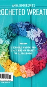 Search Press - Crocheted Wreaths - Anna Nikipirowicz  - 2025