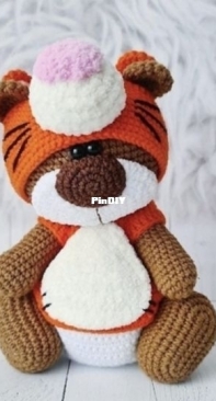Crochet Wonders Design - Crochet Funny Bear - Olga Kurchenko - Outfit Tiger for Bear
