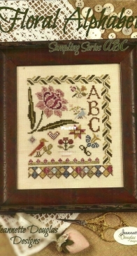Jeannette Douglas Designs - Floral Alphabet ABC