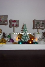 plateau garni de Noël