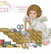 Ellen Maurer Stroh EMS - Angel with Workbox