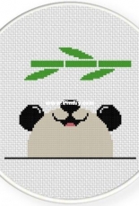 Daily Cross Stitch - Cute Panda