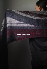 Slain Shawl by Lisa Mutch - French, Italian