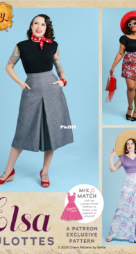 Charm Patterns - Elsa Culottes 2-20