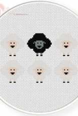 Daily Cross Stitch  - Black Sheep