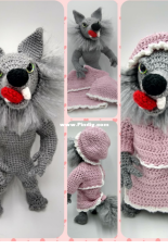 Manic Yarn - Aimee Borst - Boogaloo the Big Bad Wolf