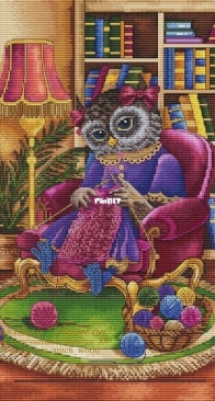 Owl-knitter by Svetlana Gamova XSD