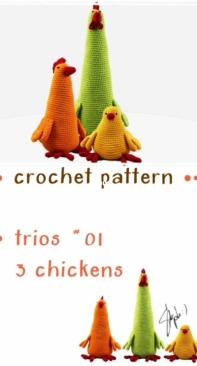 Pattern by Steph - Stephanie Risthaus - Trios Chickens